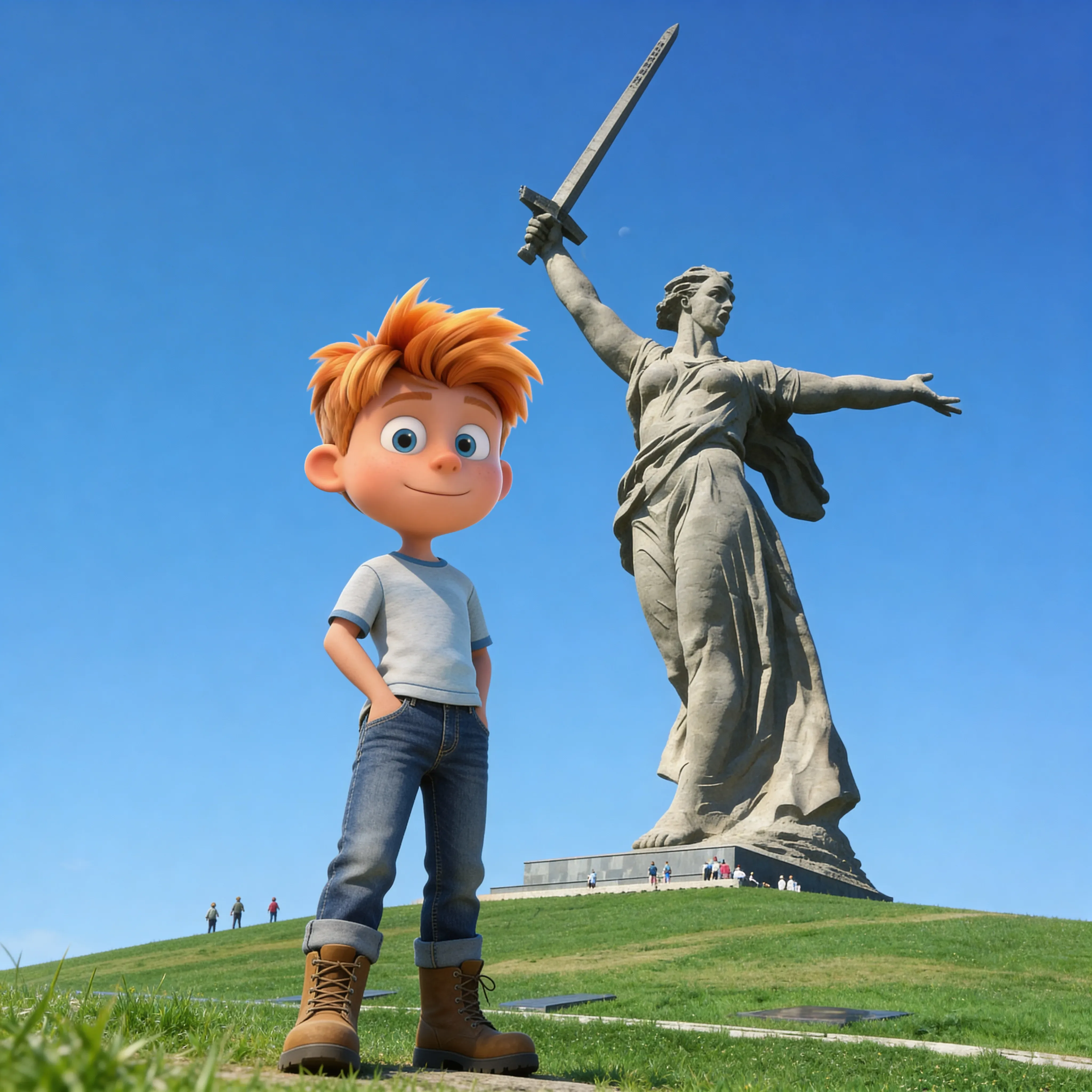 Склоняя голову перед подвигом солдата - Волгоград